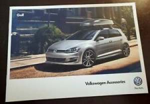 2014 2015 VW Volkswagen Golf 16-page Factory Car Accessories Brochure Catalog Review