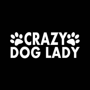 Crazy Dog Lady Fashion Creative Text Car Stickers Vinyl Decals For Auto Products Review