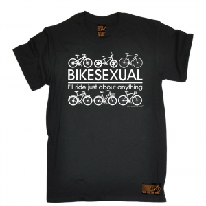 Bikesexual Ride Anything MENS RLTW T-SHIRT tee cycle cycling bicycle birthday Review