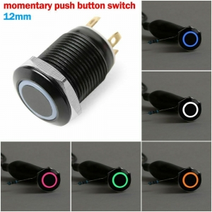 Push Button Switch Lights Waterproof LED Power Round Flat Shapes Car Accessories Review
