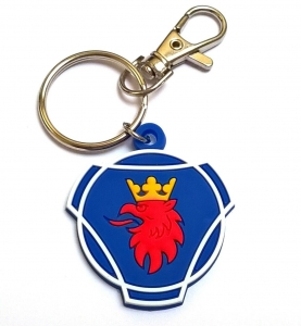High quality rubber keychain for Scania, PVC car accessories, no more heavy fobs Review