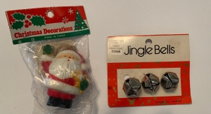 Vintage Christmas Decorations Santa New In Package Revco Jingle Bells Carded Lot Review