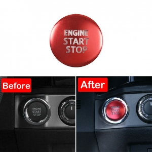One-Key Start Engine Button Sticker Accessories Cover For Toyota Tacoma 16-2020 Review