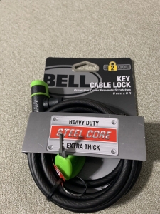 Bell Bicycle Lock With Light up Key Cable Lock – Heavy Duty Steel Core 6’x12mm Review