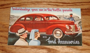 1940 Ford Car Accessories Sales Brochure 40 Review