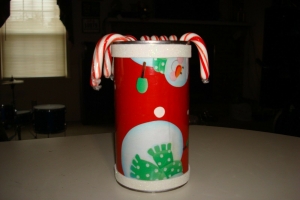 Christmas decorations candy canes office supplies pen holders desk accessories Review