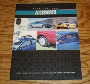 Original 1994 Ford Car Accessories Sales Brochure 94 Mustang Thunderbird Review