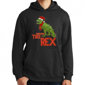 Tree T Rex Christmas Decorations Dinosaur Gift Present Funny Hooodie Review