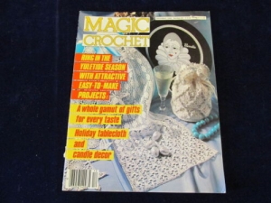 Magic Crochet Magazine December 1986 #45 Christmas Decorations and Gifts  Q486 Review