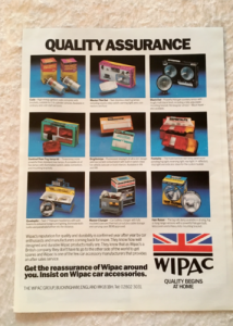 QUALITY ASSURANCE WIPAC CAR ACCESSORIES POSTER ADVERT READY FRAME A4 SIZE G Review
