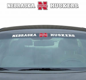 Nebraska Cornhuskers 35″x4″ Windshield Decal by Team Promark Review
