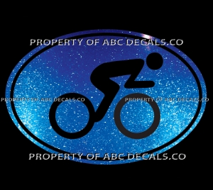 VRS TRI OVAL Triathlon Bike Bicycle Tire Cycling Road Race Man CAR METAL DECAL  Review