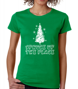 SPRUCE UP THE PLACE Christmas decorations winter snowflakes Women’s T-Shirt Review