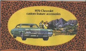 1970 Chevy Big Car Accessories Catalog /Caprice/ Impala Review