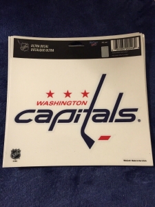 Washington Capitals NHL 4.5″ x 6″ Car Window Cling Decal Caps Wincraft 205469 Review
