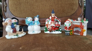 Snowmen Family Santa Tabletop Christmas Decorations 5-6″ – Choose One Review