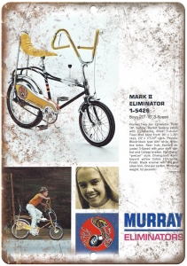Murray Eliminator Mark II Bicycle Ad 10″ x 7″ Reproduction Metal Sign B279 Review