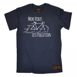 More Bikes Less Pollution MENS RLTW T-SHIRT tee cyclist bicycle birthday gift Review
