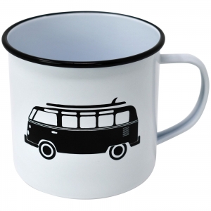 Enamel Mug Camping Mug in 8 Vintage Enamelware Designs Coffee – Metal Coffee Mug Review