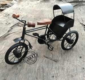 Vintage Iron Rural Tier Rickshaw Bicycle Home/Office Figurines Decor Vintage T Review