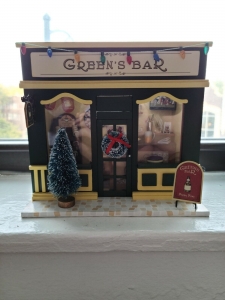Miniature christmas decorations Green’s Bar Review