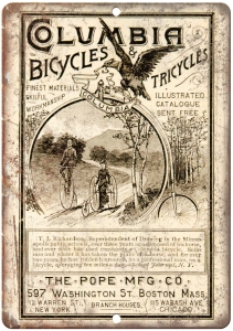 Columbia Bicycles and Tricycles Vintage Ad 10″ x 7″ Reproduction Metal Sign B320 Review
