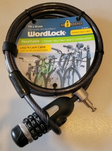 Wordlock Bike Locks- bicycle locks- 7ft x 10 mm – Black- Loop and Lock-LEVEL 2 Review