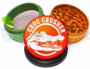 Croc Crusher – 4 Piece Grinder for Herb & Tobacco – 3.5” Size – Rasta Review