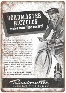 Roadmaster Bicycles Cleveland Welding Co. Ad 10″x7″ Reproduction Metal Sign B193 Review