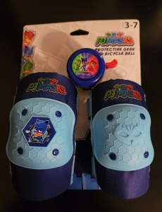 PJ Masks Protective Gear Bicycle Bell Brand New Blue Ring Pads Knees Elbow  Review