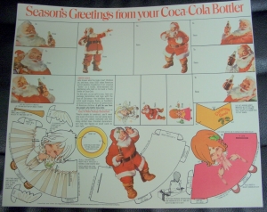Vintage Coca-Cola Package Decorations, Uncut on Sheet! Coca Cola, Christmas Review