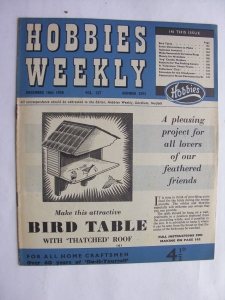 HOBBIES WEEKLY 1958 3293 Bird Table, Christmas Decorations, Japanese Lanterns Review