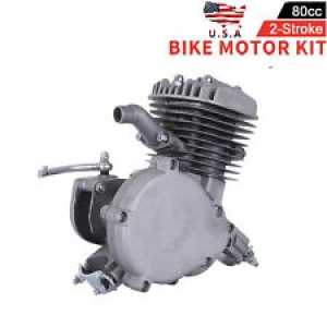 NEW 80cc Bike Bicycle Motorized 2 Stroke Petrol Gas Motor Engine Only US Review