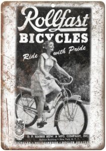 Rollfast Bicycles Vintage Ad 12″ x 9″ Retro Look Metal Sign B235 Review