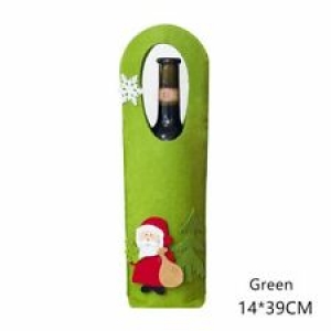 Christmas Bottle Gift Bag Stocking Christmas Decorations Xmas Tree Socks Decor Review