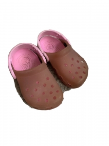Girls Pink Crocs Size C 8-9 Slip On Clogs Review
