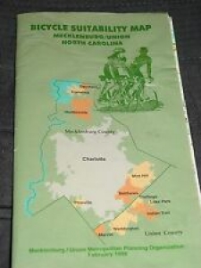 Bicycle Suitability Map, Mecklenburg/Union County, North Carolina Road Bike Rare Review