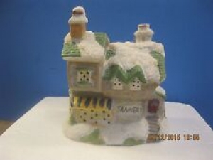 Vintage Estate Porcelain Tannery house  Christmas Decorations Review