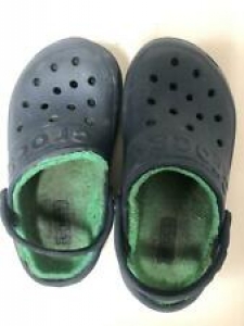 Crocs Kids Boys Clog Size C13 Summer Slip on Shoes Crocband Sling Back Black  Review