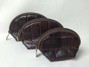 Furla Brown Leather Croc Print 3 in 1 Bags/ Travel Mini Bags Review