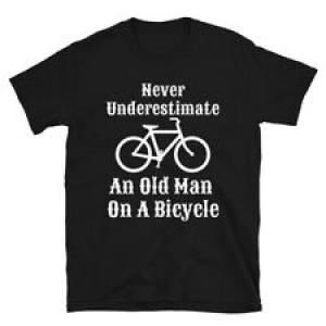 Never Underestimate An Old Man On A Bicycle T-Shirt.Gift For Cyclist,Cycling Tee Review