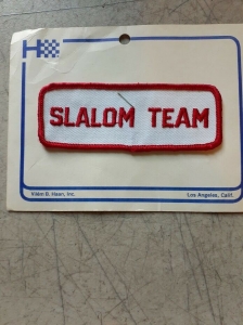 Vilem B. Haan Sports Car Accessories NOS Slalom Team Patch on paper Haan card Review