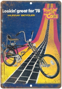 Murray 1978 Bicycle Ad King Kat 10″ x 7″ Reproduction Metal Sign B02 Review