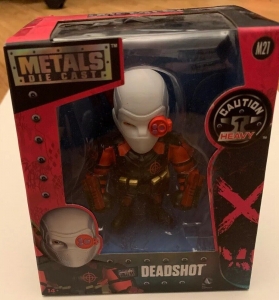 Suicide Squad 4″ Metal DieCast Deadshot M21 2016 Collectable Figure Never Opened Review