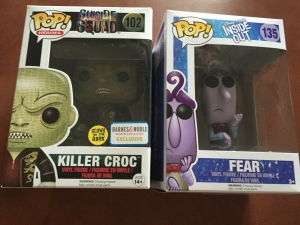 Funko Pop Suicide Squad Killer Croc Glow in the Dark Exclusive & Inside Out Fear Review