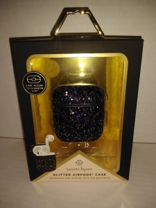 Nanette Lepore Crystal Airpods Case For Airpods 1st & 2nd Gen New Black & purple Review
