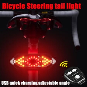 Bicycle Tail Light USB Smart Wireless Remote Control Turn Signal Warning Light Review