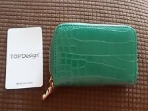 Womens GreenCredit Card Holder Wallet/New/Holds 11+ Review
