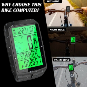 Waterproof LCD Digital Computer Bicycle Bike Backlight Speedometer Odometer Kit Review