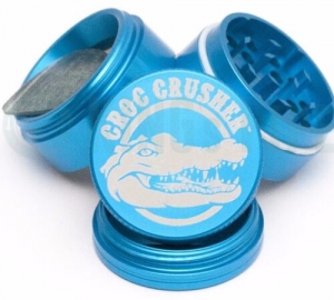 Croc Crusher – 4 Piece Herb Grinder – 1.5” Pocket Size – Turquoise – AUTHENTIC Review